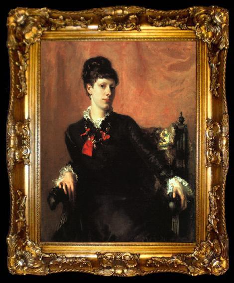 framed  John Singer Sargent Miss Frances Sherborne Ridley Watts, ta009-2